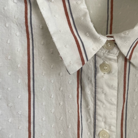 Madewell Midi Striped Cotton Shirtdress - Picture 4 of 9